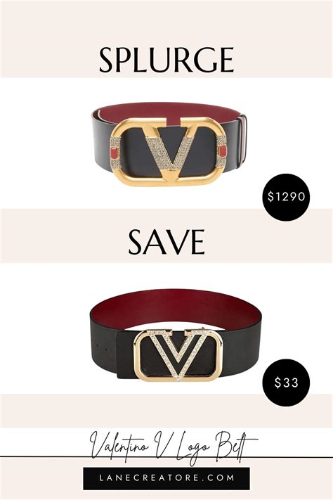 valentino belt dupe